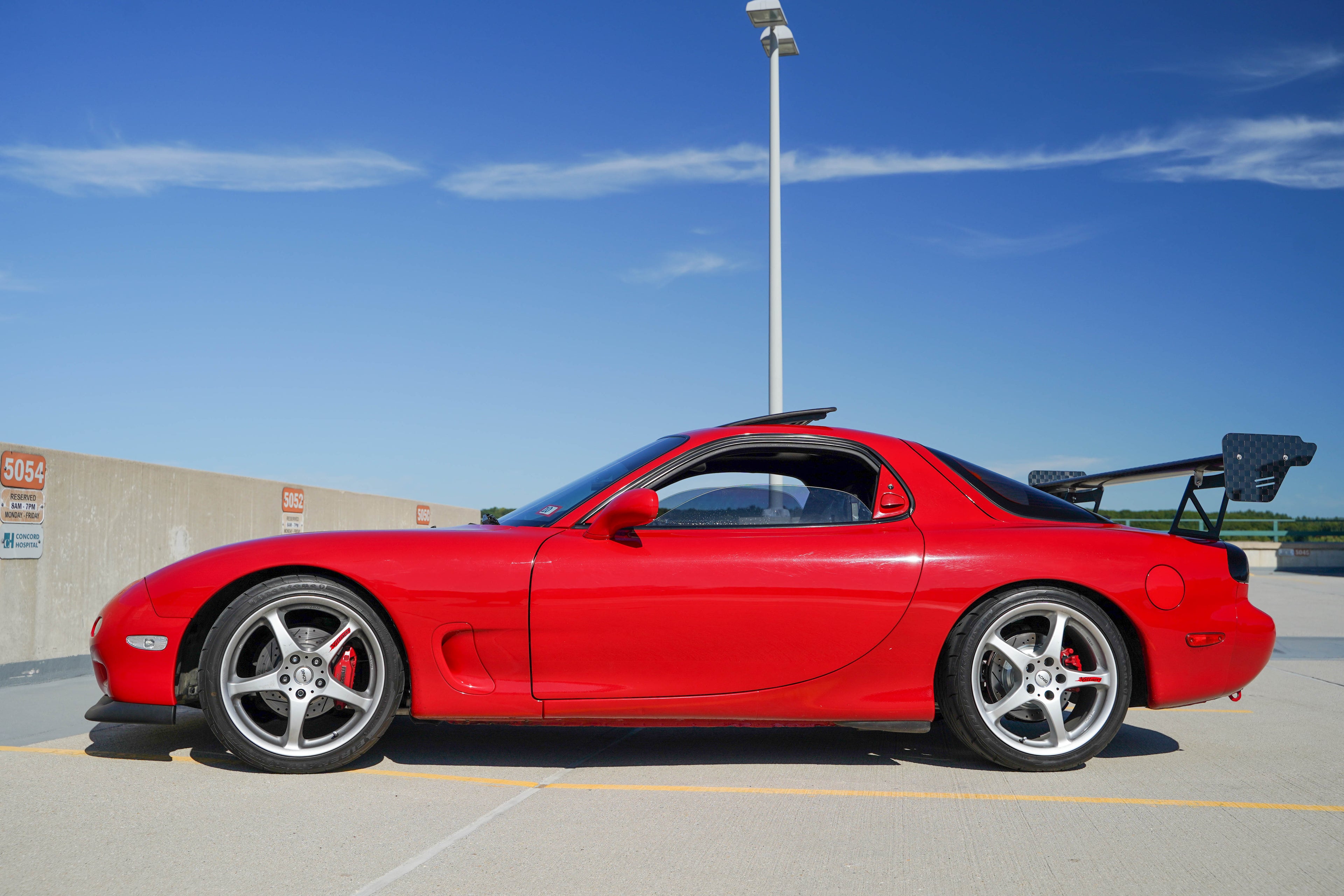 Fc Rx7 Large Rear Wing Mazda FD RX7 Wing – Carbon Envy